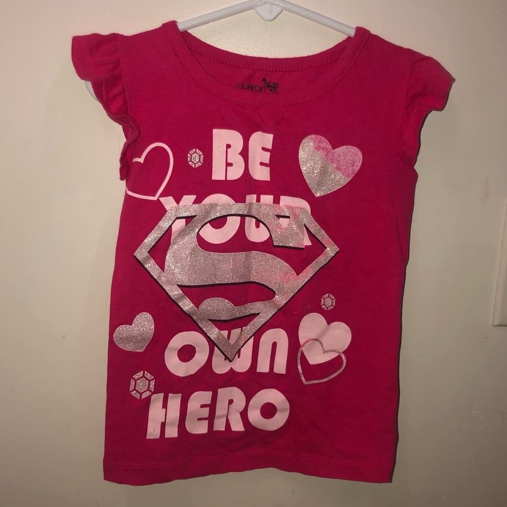 Be Your own here Pink Girls T-Shirt